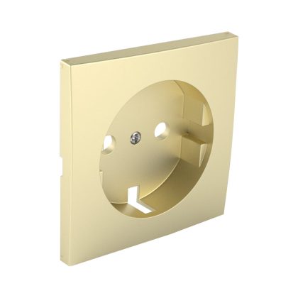 Efapel 90631_TDU Fedlap SCHUKO aljzathoz, arany