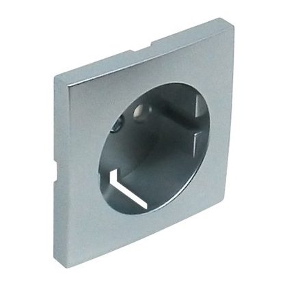   Efapel 90632_TAL Gyerekzáras Fedlap SCHUKO aljhoz, alumínium