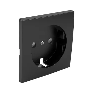 Efapel 90632_TPM Gyerekzáras Fedlap SCHUKO aljhoz, fekete