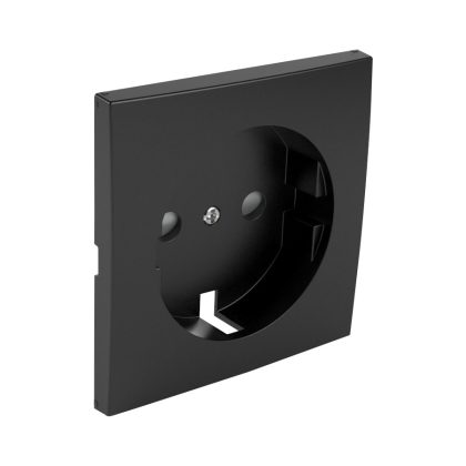 Efapel 90632_TPM Gyerekzáras Fedlap SCHUKO aljhoz, fekete