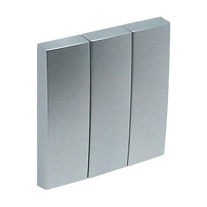   Efapel 90661_TAL Billentyű hármas csillárkapcsolóhoz, alumínium