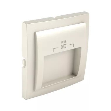 Efapel 90673_TPE USB aljzat fedél, gyöngyház