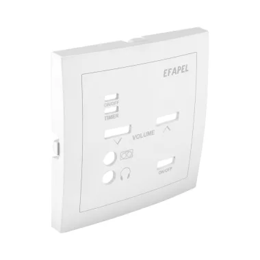 Efapel 90702 TBR Fedlap 21372 vezérlőegységhez fehér