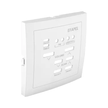 Efapel 90703 TBR Fedlap 21373 vezérlőegységhez fehér