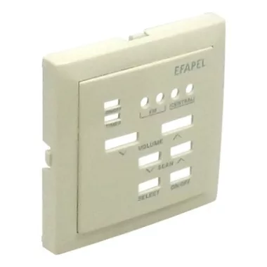 Efapel 90703 TMF Fedlap 21373 vezérlőegységhez elefántcsont