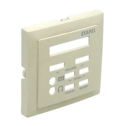   Efapel 90709 TMF Fedlap 21379 vezérlőegységhez elefántcsont