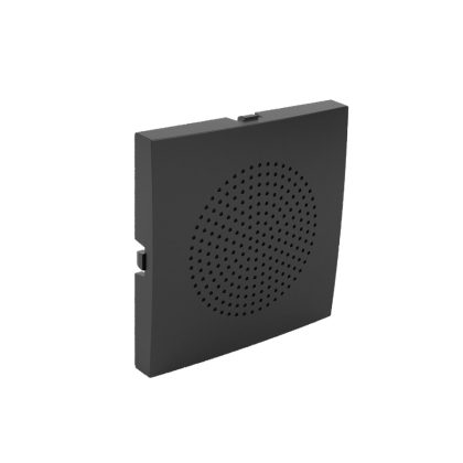   Efapel 90710 TPM Fedlap 2"-os, 32ohm hangszóróhoz, fekete