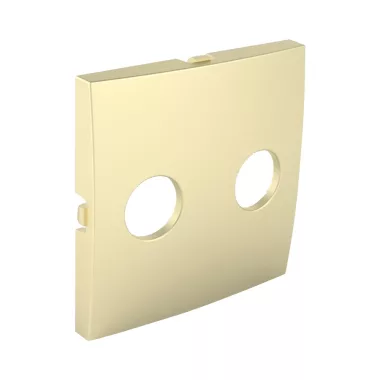 Efapel 90713 TDU audió aljzat fedlap, arany