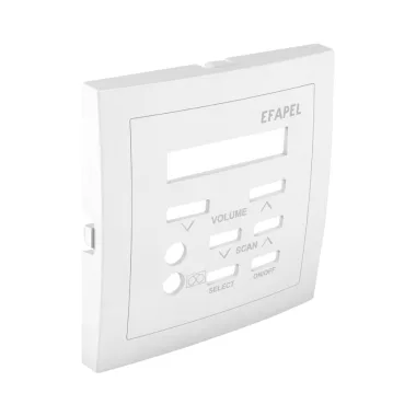 Efapel 90715 TBR Fedlap 21370 vezérlőegységhez fehér