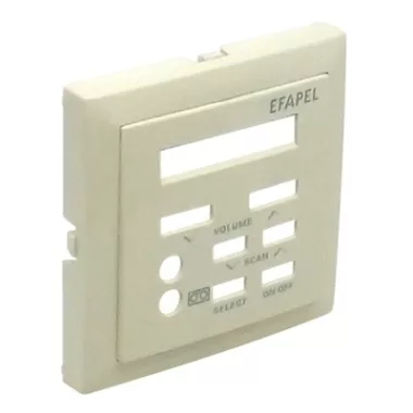 Efapel 90715 TMF Fedlap 21370 vezérlőegységhez elefántcsont