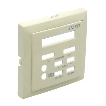   Efapel 90715 TMF Fedlap 21370 vezérlőegységhez elefántcsont