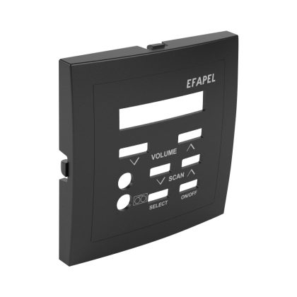 Efapel 90715 TPM Fedlap 21370 vezérlőegységhez fekete