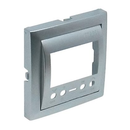   Efapel 90743_TAL Fedlap digitális kapcsolóórára, alumínium