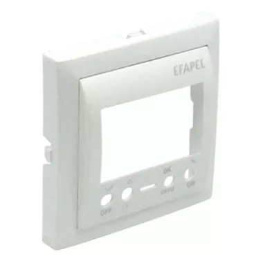 Efapel 90743_TGE Fedlap digitális kapcsolóórára, jég