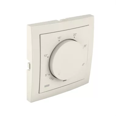 efapel 90746_TMF Fedlap tekerőgombos termosztáthoz, elefántcsont színű efapel 90746_TMF Fedlap tekerőgombos termosztáthoz, elefántcsont színű