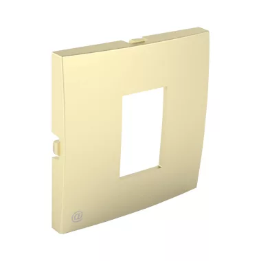 Efapel 90751_TDU Fedlap RJ 45-ös csatlakozóhoz, arany Efapel 90751_TDU Fedlap RJ 45-ös csatlakozóhoz, arany