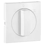   Efapel 90760_TBR Fedlap forgócsapos nyomógombhoz, (I,0,II) jellel fehér színű