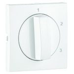   Efapel 90765_TBR Fedlap forgócsapos kapcsolóhoz, (1,2,3) jellel fehér színű