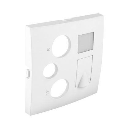   efapel 90770_TBR 21544, 21545 Multimédia aljzat fedlap, fehér