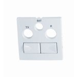 efapel 90773 TBR Fedlap 21546 multimédia aljzathoz fehér