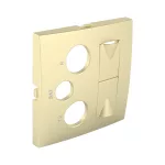 efapel 90773 TDU 21546 multimédia aljzat fedlap, arany