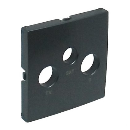 efapel 90775 TIS Fedlap R-TV-SAT aljzathoz, szürke