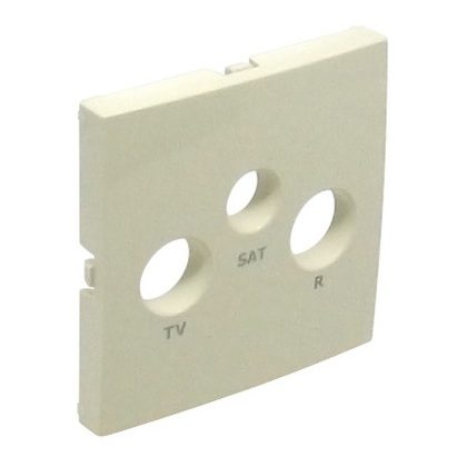 efapel 90775 TMF Fedlap R-TV-SAT aljzathoz, elefántcsont