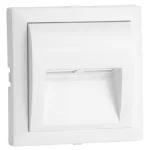   Efapel 90782_TBR Fedlap jelzőfényes aljzathoz, fehér színű