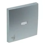   Efapel 90796 TAL Egyes billentyű jelzőfényes pincér jellel alumínium