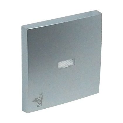   Efapel 90796 TAL Egyes billentyű jelzőfényes pincér jellel alumínium