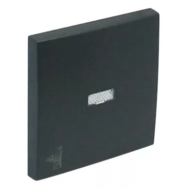 Efapel 90796 TIS Egyes billentyű jelzőfényes pincér jellel szürke