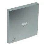   Efapel 90797 TAL Egyes billentyű jelzőfényes lámpa jellel alumínium