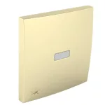   Efapel 90797 TDU Egyes billentyű jelzőfényes lámpa jellel arany