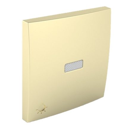   Efapel 90797 TDU Egyes billentyű jelzőfényes lámpa jellel arany