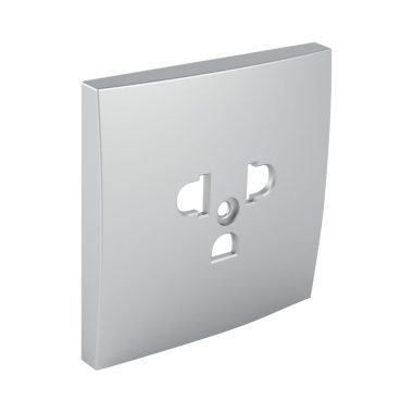 efapel 90841_TAL Fedlap csatlakozóaljzathoz EURO-USA típus alumínium