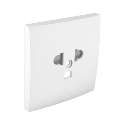   efapel 90842 TBR Fedlap csatlakozóaljzathoz, gyerekzáras EURO-USA típus fehér