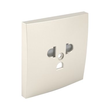 efapel 90842 TPE Fedlap csatlakozóaljzathoz, gyerekzáras EURO-USA típus gyöngyház