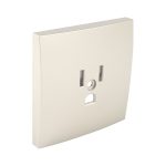   efapel 90843 TPE Fedlap csatlakozóaljzathoz, gyerekzáras USA NEMA típus gyöngyház