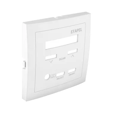 Efapel 90852 TBR Fedlap 21392 vezérlő egységhez fehér