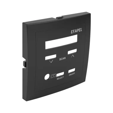 Efapel 90852 TPM Fedlap 21392 vezérlő egységhez fekete
