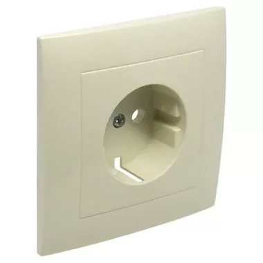 Efapel 90902 TMF Fedlap kerettel Schuko csatlakozóaljzathoz elefántcsont