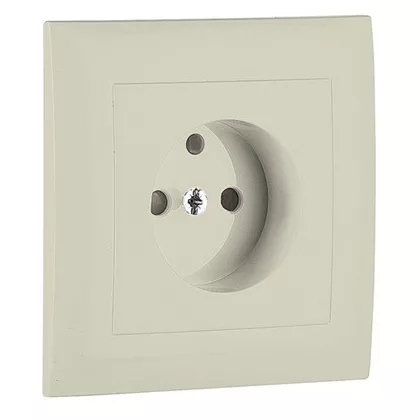   efapel 90904 TMF Fedlap kerettel francia csatlakozóaljzathoz elefántcsont