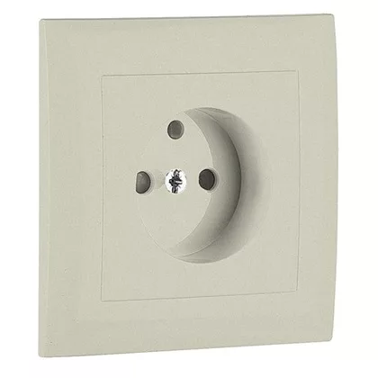   efapel 90904 TPE Fedlap kerettel francia csatlakozóaljzathoz gyöngyház