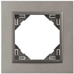   Efapel 90910_TAS ANIMATO Egyes keret, alumínium és szürke színű