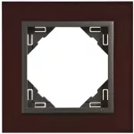 Efapel 90910_TBS ANIMATO Egyes keret, sötétlila