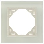 Efapel 90910_TCG Crystal Egyes keret, kristály/jég