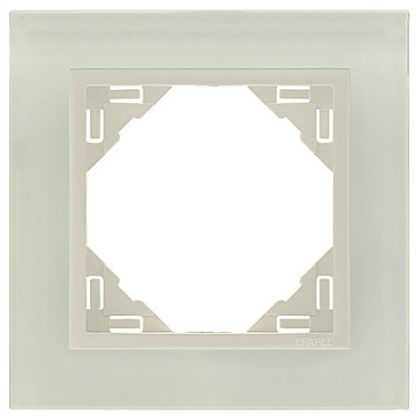 Efapel 90910_TCG Crystal Egyes keret, kristály/jég