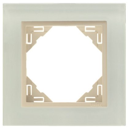 Efapel 90910_TCP Crystal Egyes keret, kristály/gyöngyház