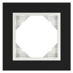 Efapel 90910_TEG Crystal Egyes keret, fekete kristály/jég