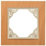 Efapel 90910_TFP ARBORE Egyes keret, bükk/gyöngyház